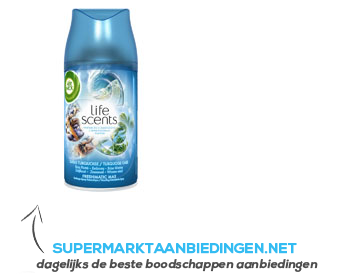 Airwick Life scents navulling turqoise oase aanbieding