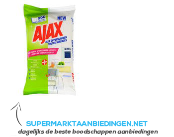 Ajax Bio wipes glass & surface aanbieding