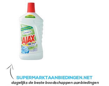 Ajax Gel 2 in 1 allesreiniger met bleek aanbieding