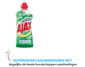 Ajax Liquid gel mint aanbieding