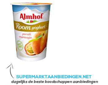 Almhof Roomyoghurt maracuja-perzik