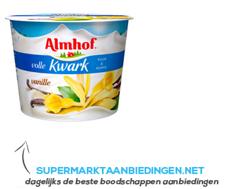 Almhof Volle kwark vanille aanbieding