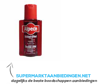 Alpecin Shampoo dubbel effect aanbieding