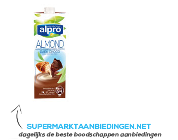 Alpro Amandeldrink dark choco aanbieding