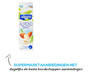 Alpro Amandeldrink original fresh aanbieding