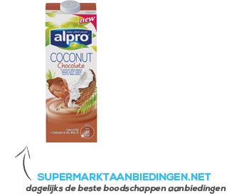 Alpro Coconut choco aanbieding