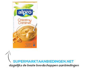 Alpro Dessert caramel aanbieding