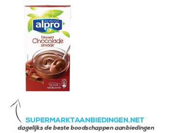 Alpro Dessert chocolade aanbieding