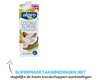 Alpro Kokosnoot amandeldrink aanbieding