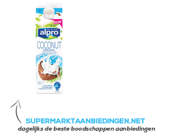 Alpro Kokosnootdrink original fresh aanbieding