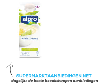 Alpro Mild & creamy limoen-citroen aanbieding