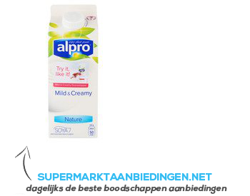 Alpro Mild & creamy naturel aanbieding