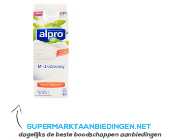 Alpro Mild & creamy naturel ongezoet aanbieding