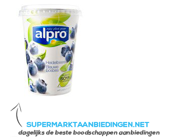Alpro Plantaardige variatie op yoghurt bosbes