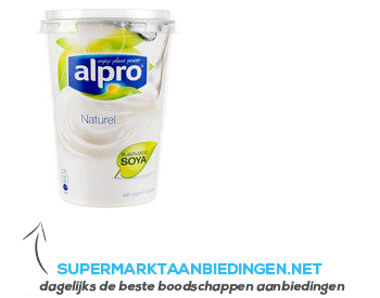 Alpro Plantaardige variatie op yoghurt naturel aanbieding