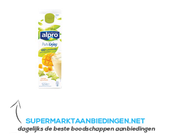 Alpro Pur'Enjoy mango-stervrucht aanbieding