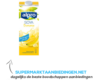 Alpro Sojadrink banaan aanbieding