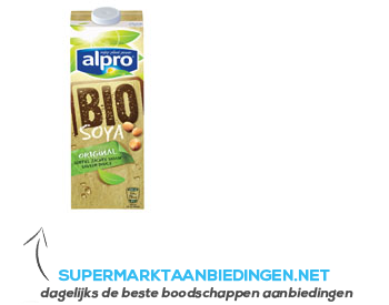 Alpro Sojadrink biologisch aanbieding