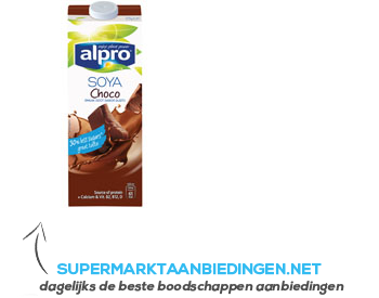 Alpro Sojadrink choco aanbieding