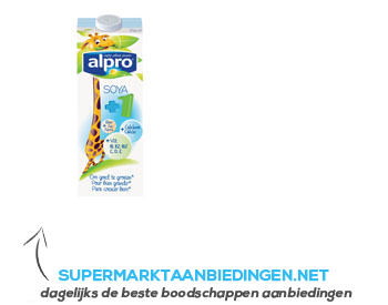 Alpro Sojadrink Growing up drink 1 aanbieding