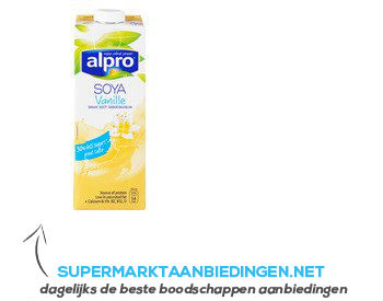 Alpro Sojadrink vanille aanbieding