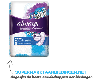 Always Discreet long plus aanbieding