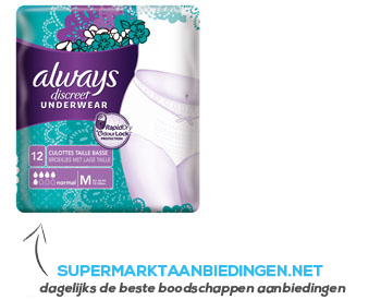 Always Discreet underwear m aanbieding