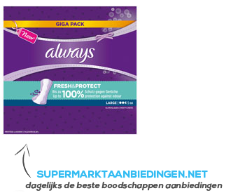 Always Inlegkruisjes large mega pack aanbieding