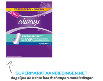 Always Inlegkruisjes large value pack aanbieding