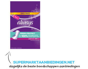 Always Inlegkruisjes long plus mega pack aanbieding