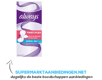 Always Inlegkruisjes normal single pack aanbieding