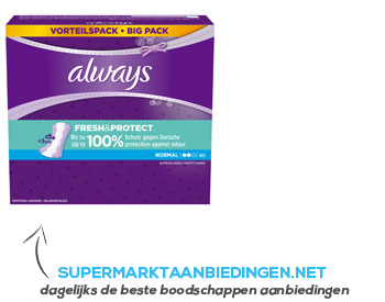 Always Inlegkruisjes normal value pack aanbieding