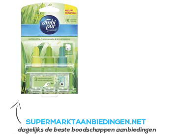 Ambi Pur 3vol refill fresh new day aanbieding