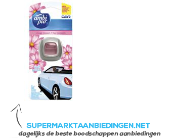 Ambi Pur Car air freshener blossoms and breeze aanbieding