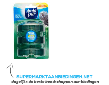 Ambi Pur Flush tea tree-pine navul aanbieding