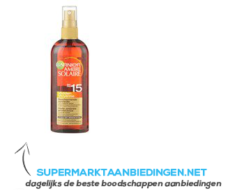 Ambre Solaire Beschermende zonneolie SPF 15 aanbieding