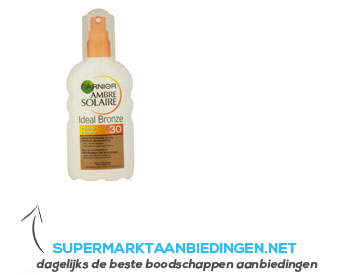 Ambre Solaire Ideal bronze SPF 30 aanbieding