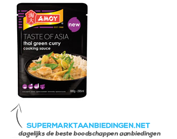 Amoy Thai green curry cooking sauce aanbieding
