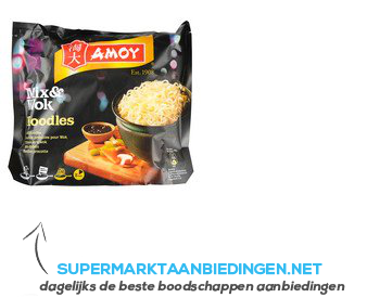 Amoy Wok express zachte noodles aanbieding