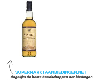 Amrut Indian single malt whisky aanbieding