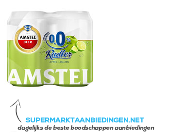 Amstel Radler appel-limoen 0.0% aanbieding