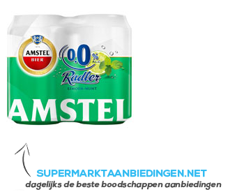 Amstel Radler limoen-munt 0.0%