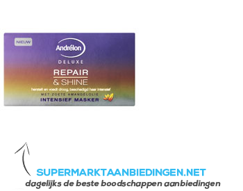 Andrélon 1-minuut haarmasker repair & shine aanbieding