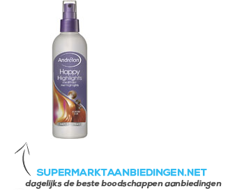 Andrélon Anti-klit hairspray happy highlights aanbieding