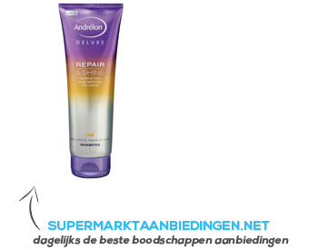 Andrélon Deluxe repair & shine shampoo aanbieding