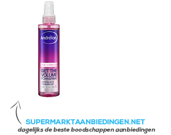 Andrélon Föhnspray pink collection get the volume aanbieding