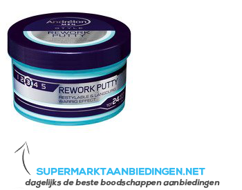 Andrélon Gel for men rework putty aanbieding