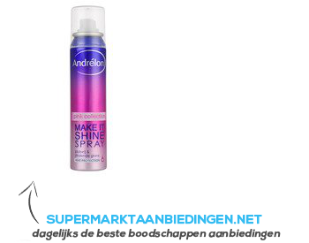 Andrélon Glansspray pink collection make it shine aanbieding