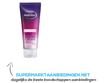 Andrélon Haarcrème pink collection make it shine aanbieding