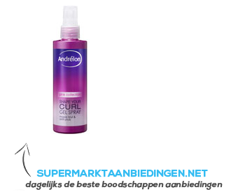 Andrélon Pink shape curl gelspray aanbieding